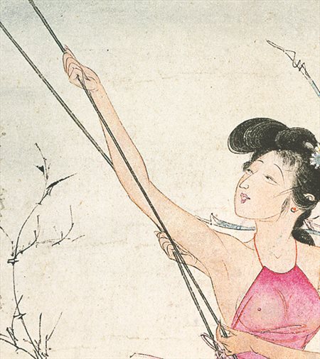 吴兴-胡也佛的仕女画和最知名的金瓶梅秘戏图